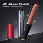 Baseball Bat 10 Vibrating & Thrusting Heating Telescopic Realistic Dildos