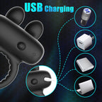 Vibrating Cock Ring with Bunny Ears