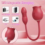 Rosebud Thruster Dual Rose Vibrator