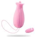 Pink Rose Vibrater Wireless Remote Masturbation Nipple Vibrator