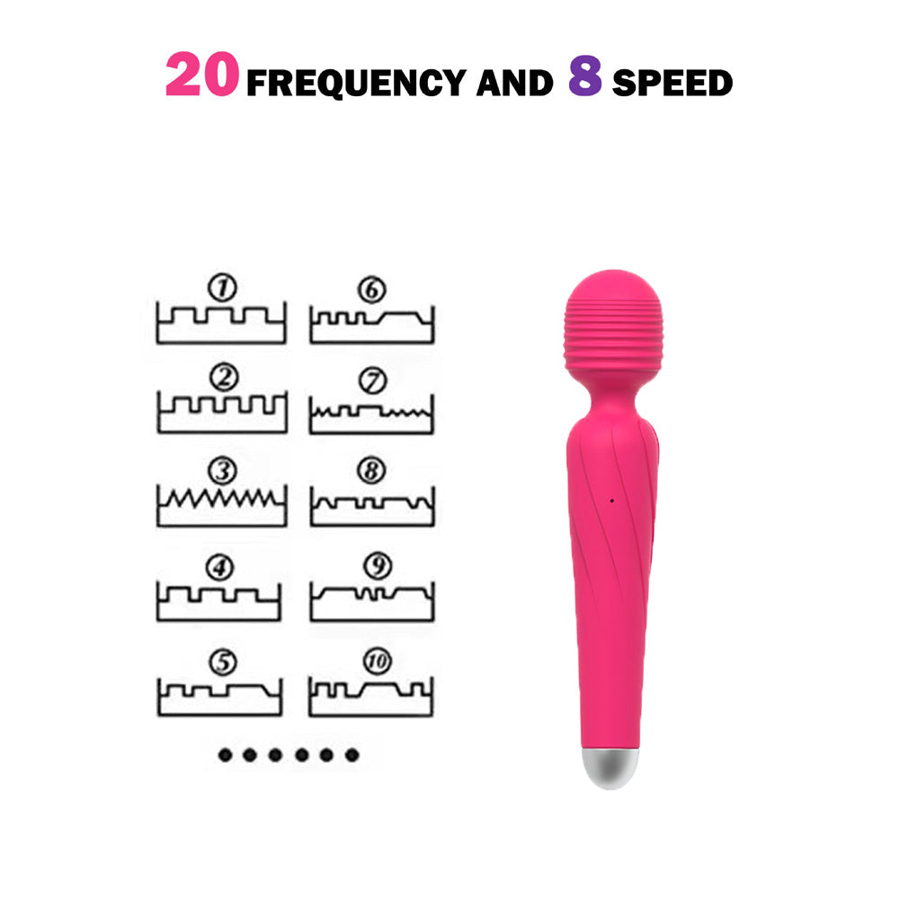 10 Frequency Magic Wand Rechargeable for Women