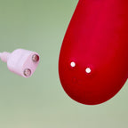 Dual Desire Thrusting Rabbit Vibrator - Red