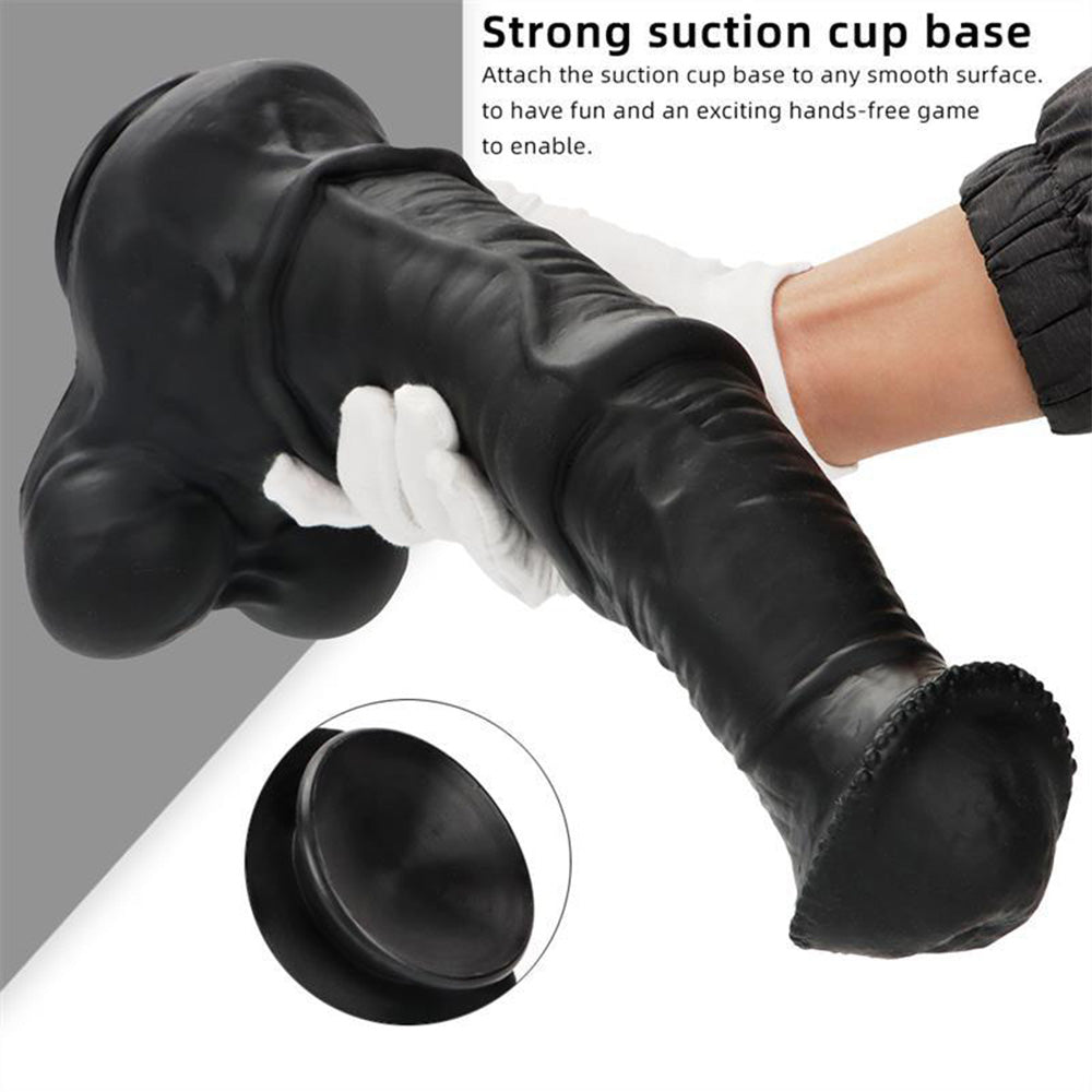 Oversized Liquid Silicone Simulation Giant Horse Dildo With Strong Suction Cup Base