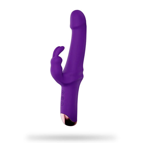 10 Modes Rabbit Vibrating Dildo Slapping Vibration