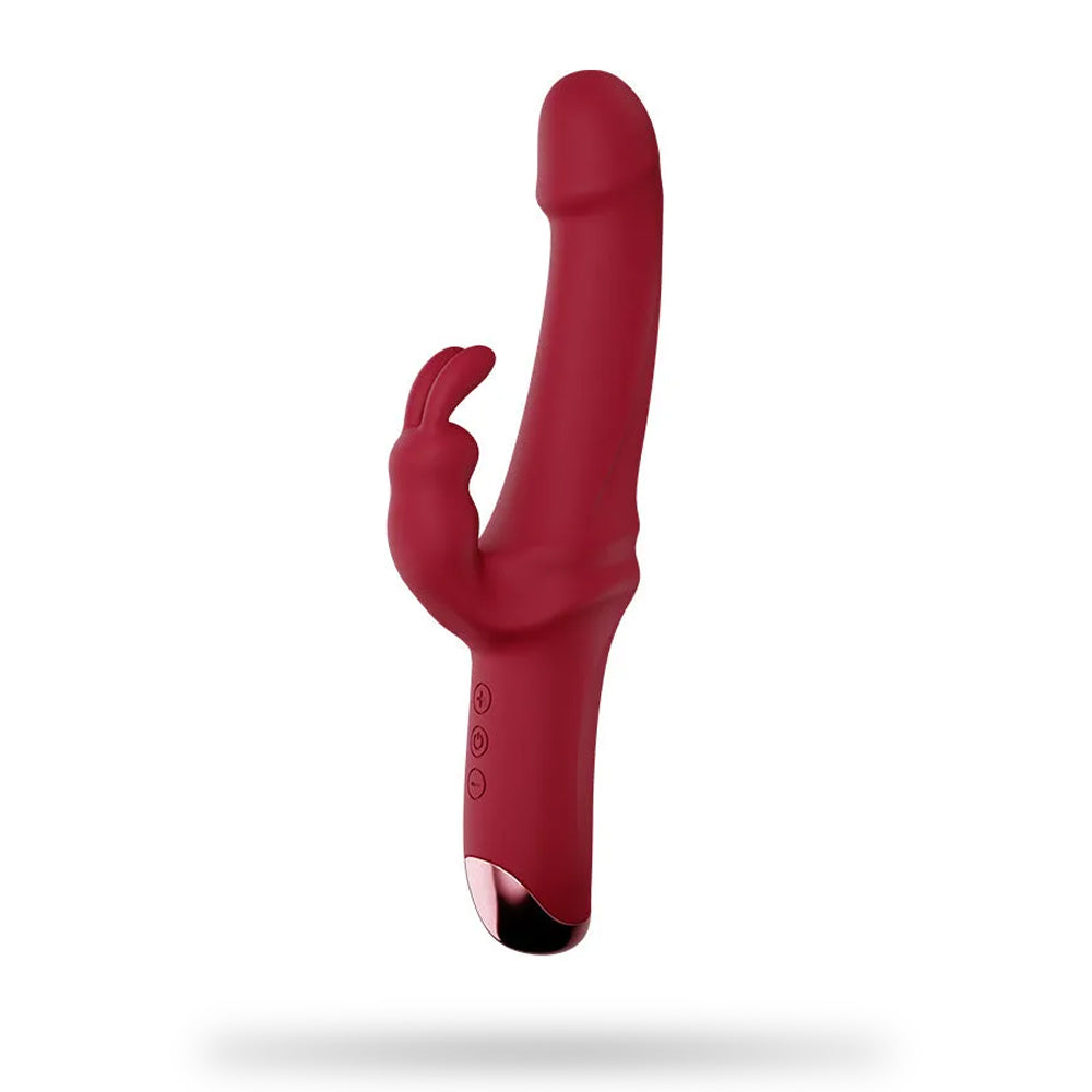 10 Modes Rabbit Vibrating Dildo Slapping Vibration