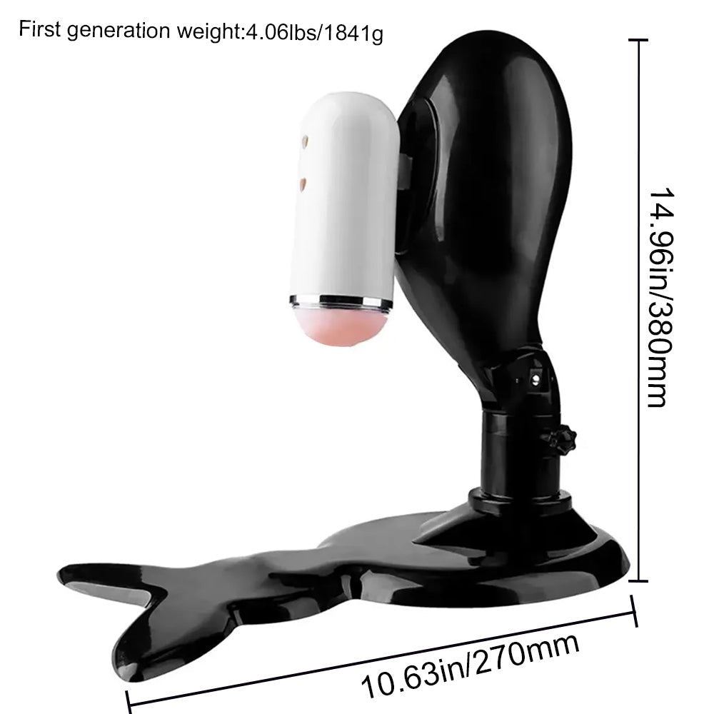 FlexRider Hands Free Male Stroker Powerful Automatic Telescopic Machine with Stand and Adjustment Speed Remote Control