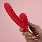 Stardust Flapping Rabbit Vibrator - Red