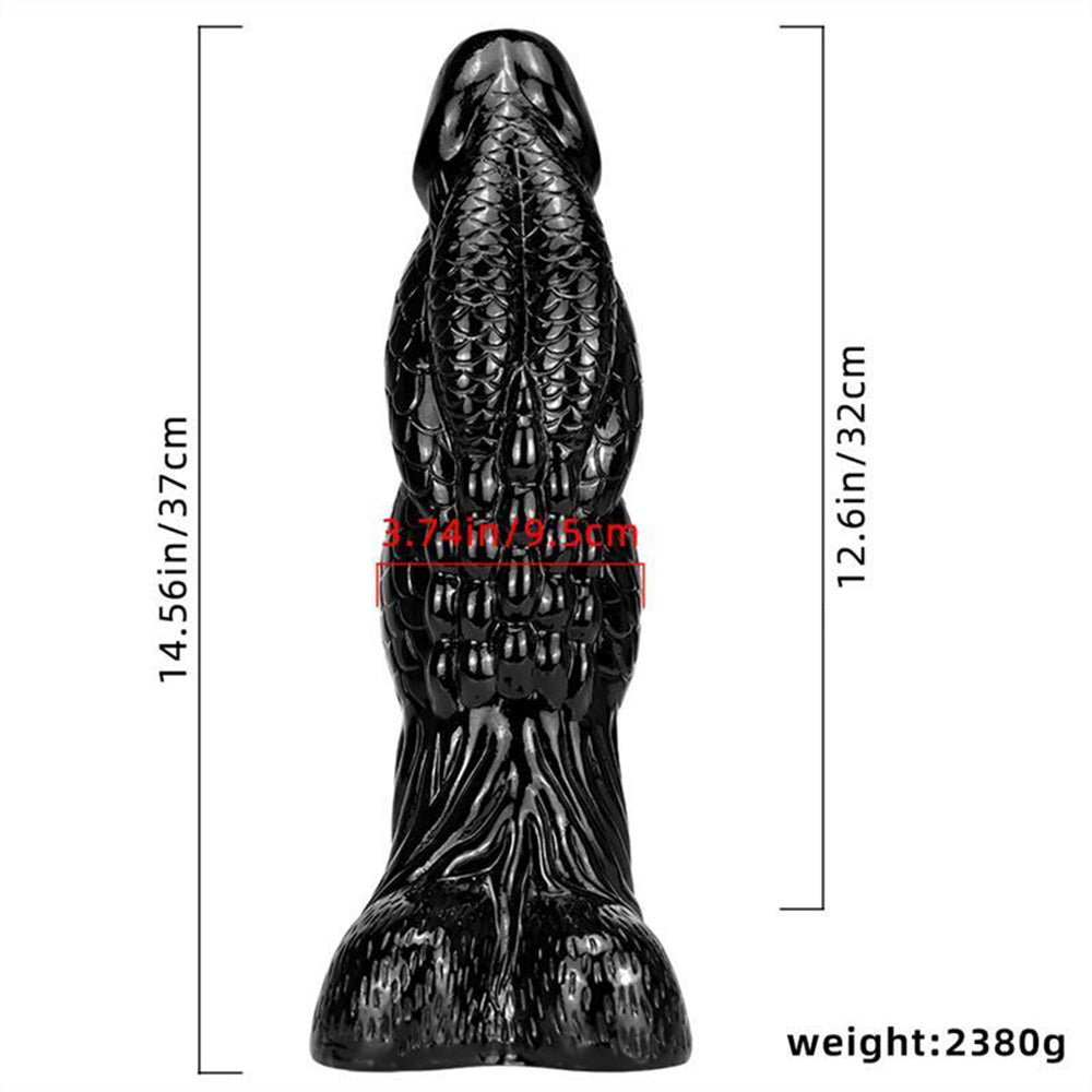 Giant Shaped Silicone Anal Plug Dildo