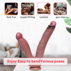 Double Penetration Silicone Allovers ThrustingDildo