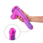 UXOL Silicone Simulation Suction Cup Dildo | Purple Dildo 8 Inch
