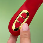 Dual Desire Thrusting Rabbit Vibrator - Red