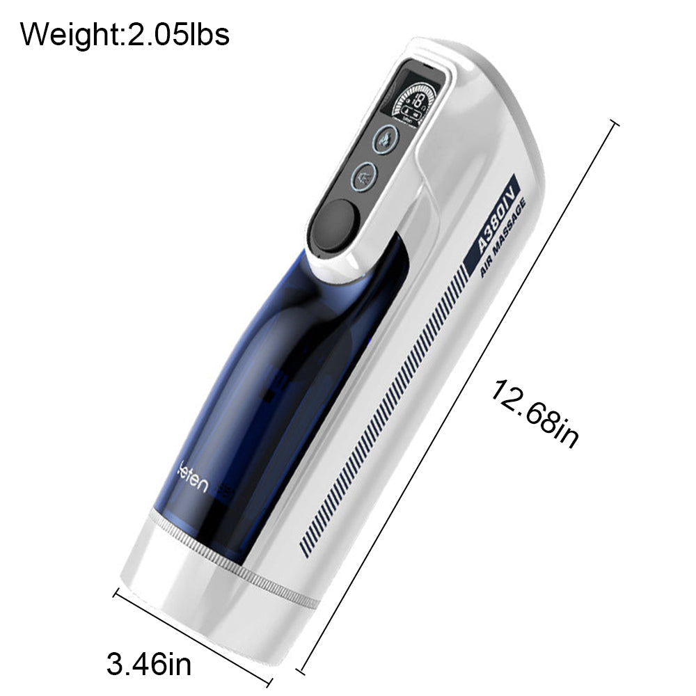 Leten A380 IV Generation 10 Frequency Telescopic Vibration Smart Heating Male Stroker Toy