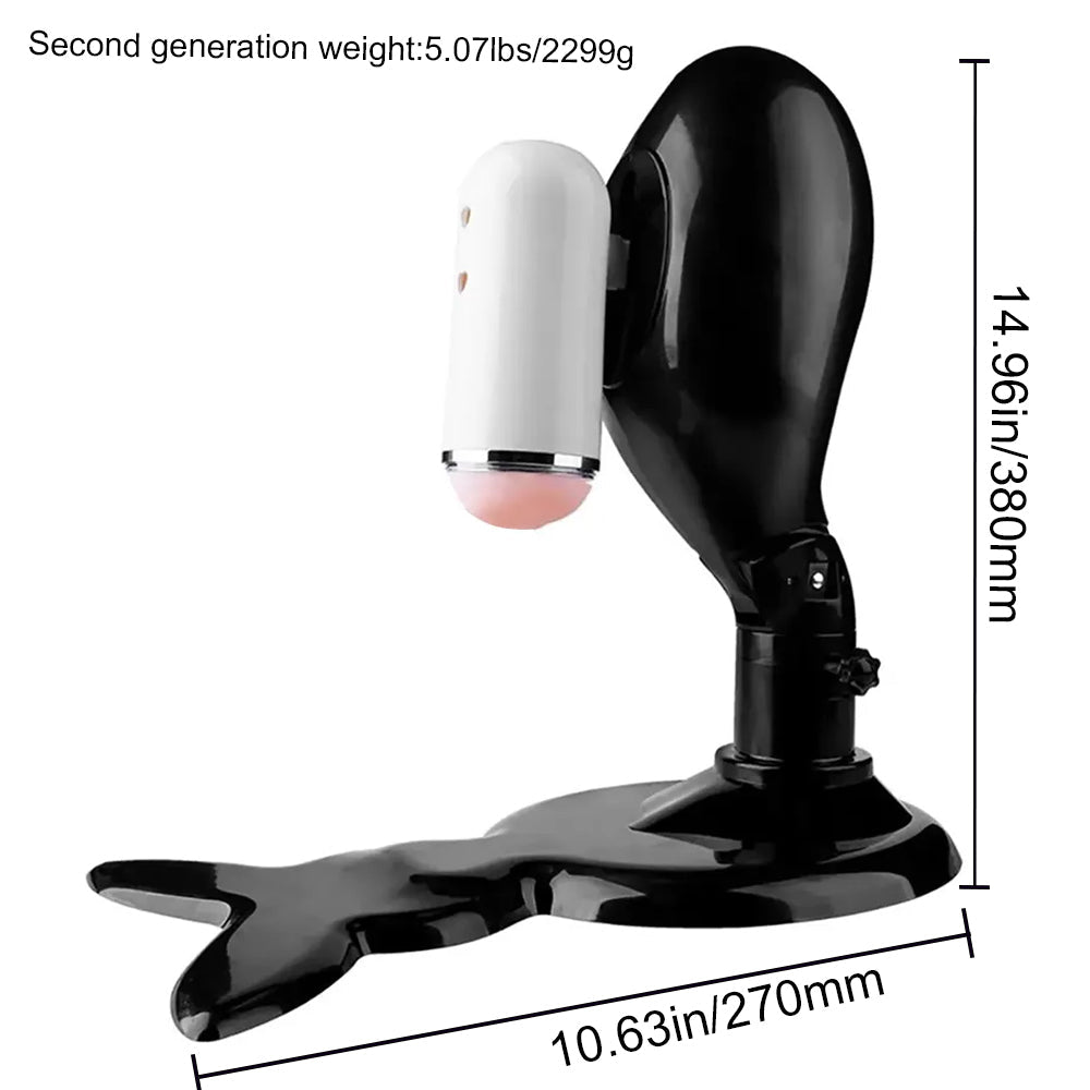 FlexRider Hands Free Male Stroker Powerful Automatic Telescopic Machine with Stand and Adjustment Speed Remote Control