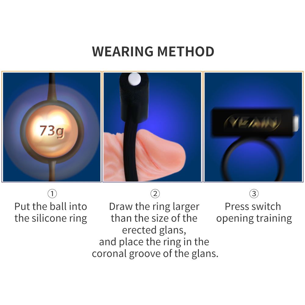 Vibrating Locking Penis Ring