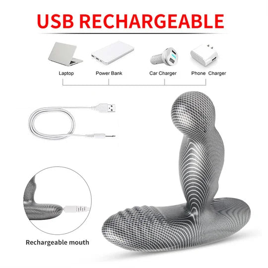 16 Frequency Vibration Male Prostate Massager P-Spot Toy