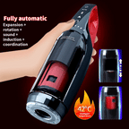 The King 10 Vibration & Thrusting Automatic Male Stroker Heating Moaning Male Sex Toy