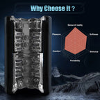 TurboPulseⅢ 7 Rotation Modes & Thrusting 2 in 1  Vibrating Male Stroker