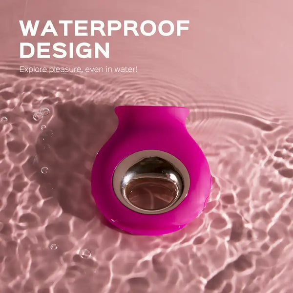 9 Vibrating & Sucking Tongue Vibrator Waterproof Rose Toy