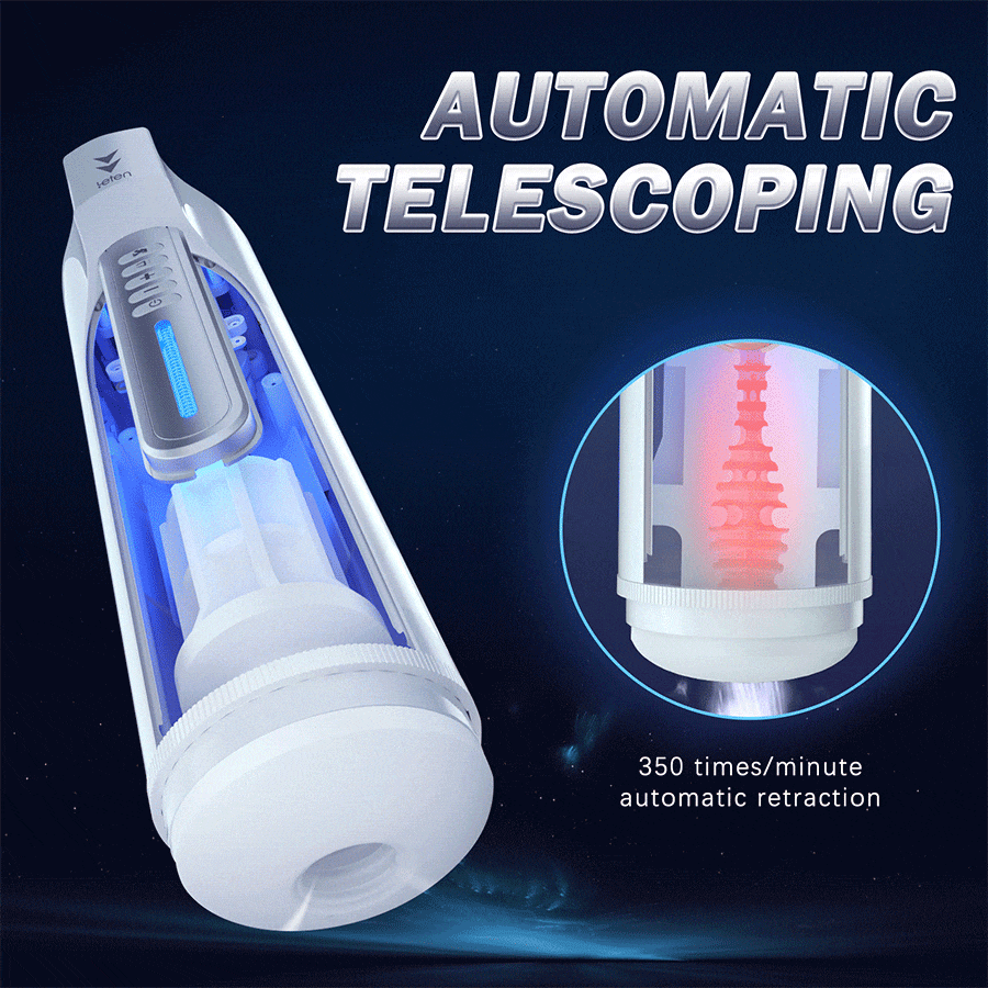 Leten A380 3RD Pro 10 Frequency Vibration Sucking Heating Moan Male Stroker