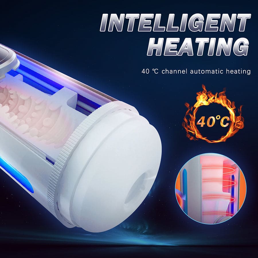Leten A380 3RD Pro 10 Frequency Vibration Sucking Heating Moan Male Stroker