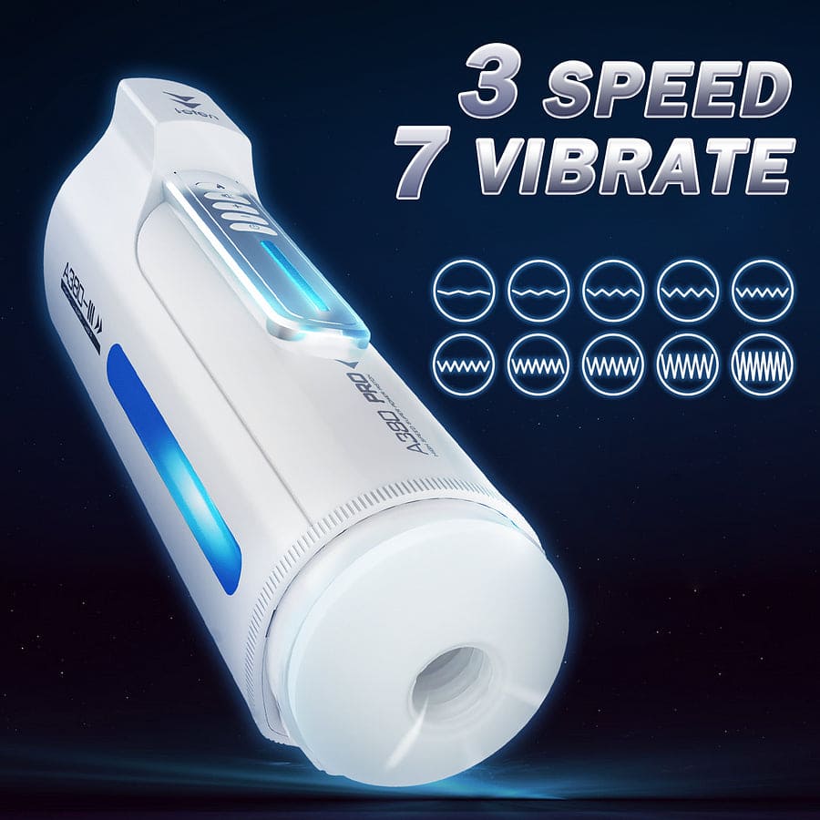 Leten A380 3RD Pro 10 Frequency Vibration Sucking Heating Moan Male Stroker