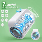 TurboPulseⅢ 7 Rotation Modes & Thrusting 2 in 1  Vibrating Male Stroker