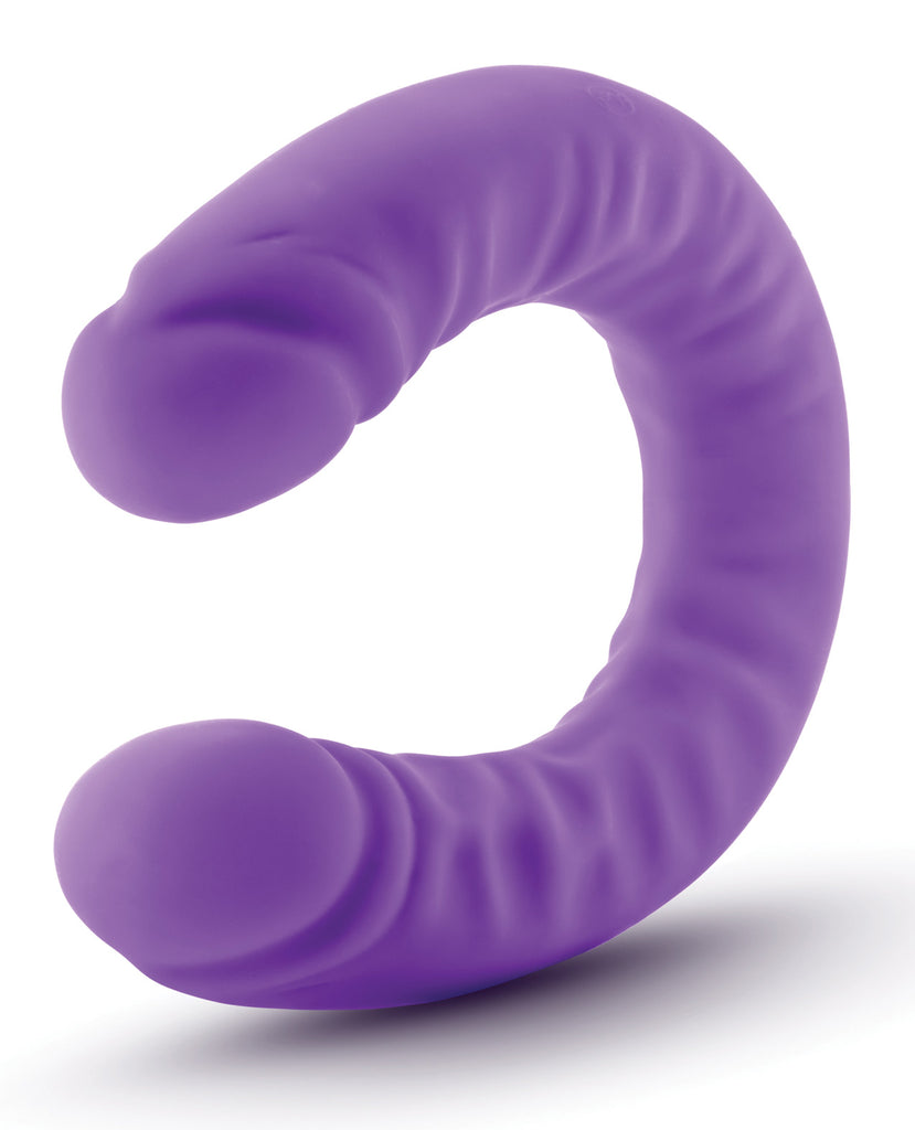 18 Inch Double Ended Dildo & Slim Silicone Purple Dildo