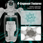 7 Thrusting & 12 Vibrations & Handle Design Automatic Male Stroker
