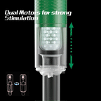 【Best Reputation】3.54'' Diameter Oversized Storm Telescopic LCD Display 6-speed Timing Function Smart Stroker