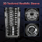 【Best Reputation】3.54'' Diameter Oversized Storm Telescopic LCD Display 6-speed Timing Function Smart Stroker