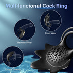 Vibrating Cock Ring with 10 Modes for Couples