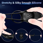 Vibrating Cock Ring with 10 Modes for Couples