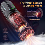 Crimson Veil - App Tongue Male Toy & Pump with Free Lube