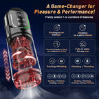 Crimson Veil - App Tongue Male Toy & Pump with Free Lube