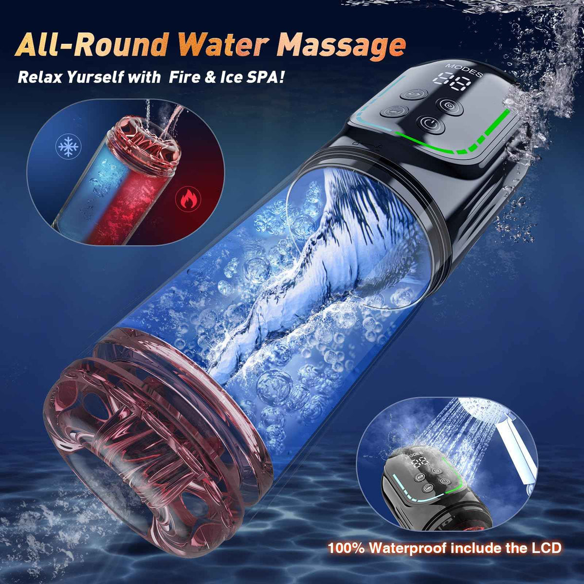 Crimson Veil - App Tongue Male Toy & Pump with Free Lube