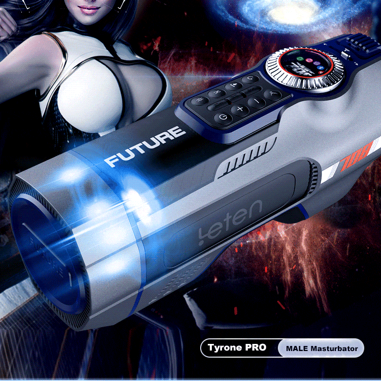 Leten Future Pro 708 3RD Generations Bluetooth Control 10 Modes Heating LED Screen Male Stroker