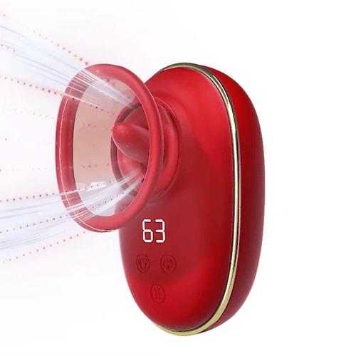 3-in-1 Tongue-Rotating Clit Sucker with 9 Vibration & Licking Modes