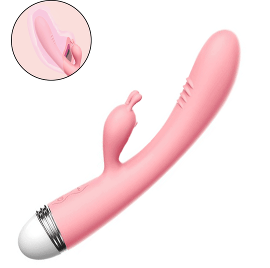 Dual Stimulation Rabbit Vibrator – 10 Vibration Modes, Waterproof & Rechargeable