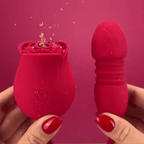 Rosebud Thruster Dual Rose Vibrator