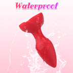 Rose Remote Control 10 Frequency Vibration Silicone Anal Plug