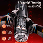 Edge - AI Sync Thrusting, Rotating & Tongue Male Massager