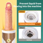 5 Vibrations And 5 Thrust Modes Auto Thrust Remote Control Dildo G-Spot Vibrator