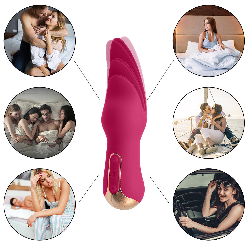 10 Frequency Nipple Vibrator Petal Flapping Clit Licking