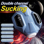 2026 New Galaxy Battleship Telescopic Clip Men's Smart Dual Channel Male Stroker