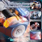 2026 New Galaxy Battleship Telescopic Clip Men's Smart Dual Channel Male Stroker