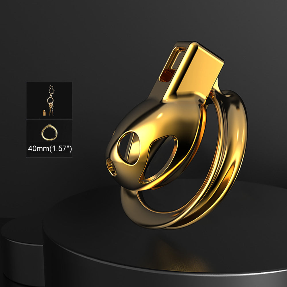 Gold Beatles Men's Chastity Cage