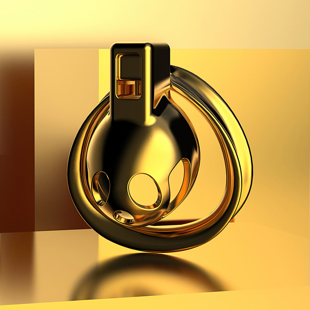 Gold Beatles Men's Chastity Cage