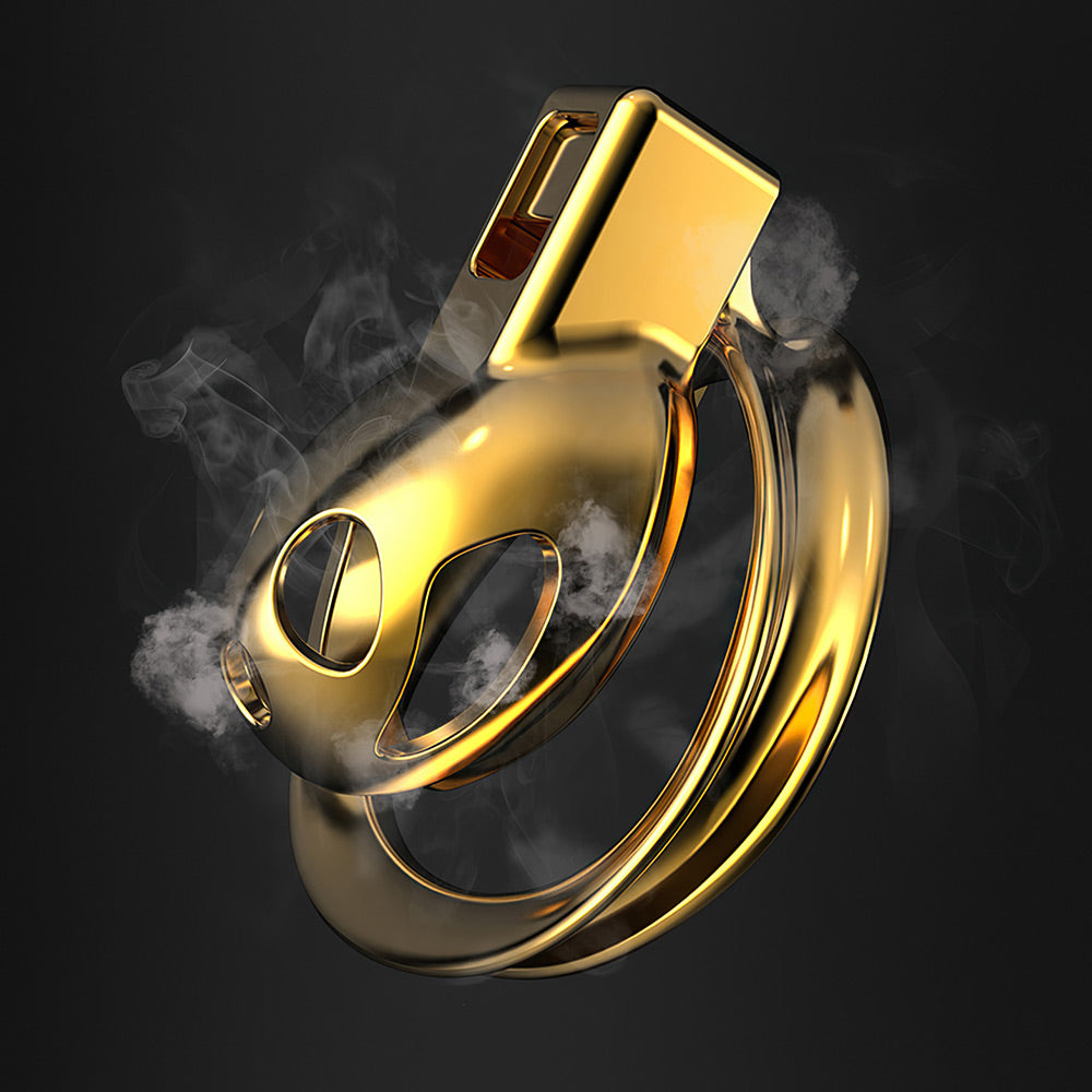 Gold Beatles Men's Chastity Cage