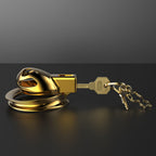 Gold Beatles Men's Chastity Cage