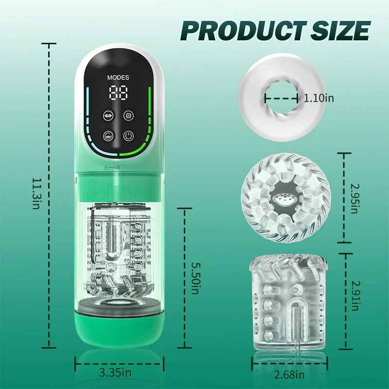 Heaven - 4-in-1 Automatic Men’s Pump Male Massager